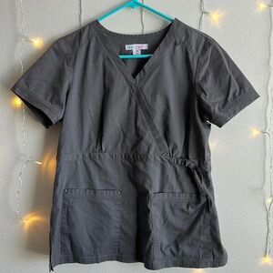 Koi Scrub Top - Grey​​​​​
